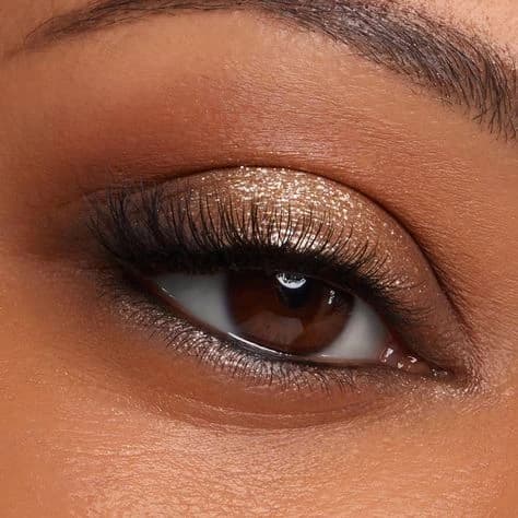 Close-up of a luxury lash set — soft volume lashes on a model